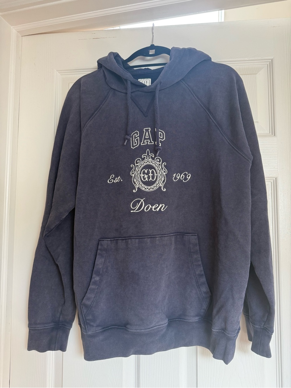 GAP Doen Washed Navy Pullover Hoodie